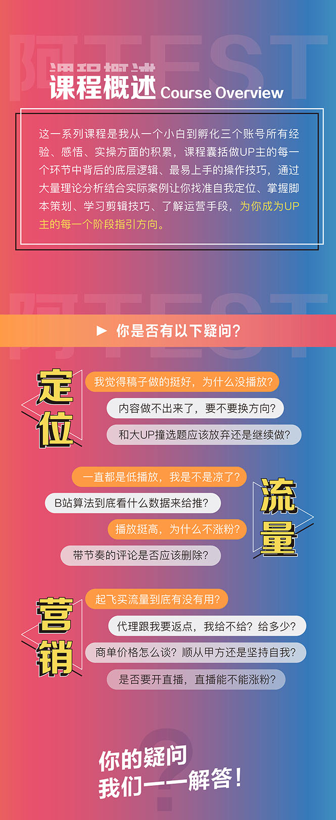 （2900期）百万粉丝UP主独家秘诀：冷启动+爆款打造+涨粉变现 2个月12W粉（21节视频课)