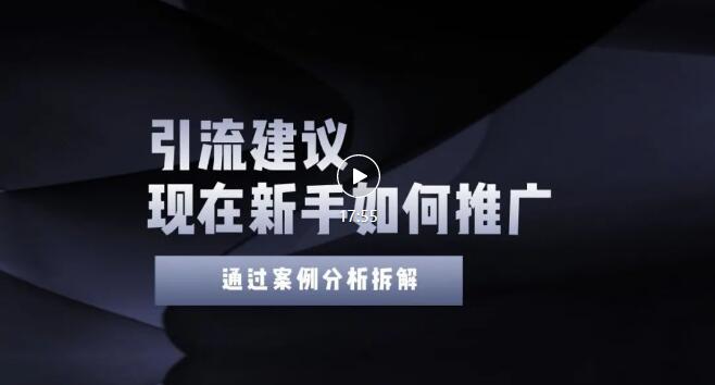 （3039期）今年新手如何精准引流？给你4点实操建议让你学会正确引流（附案例）无水印|艾一资源