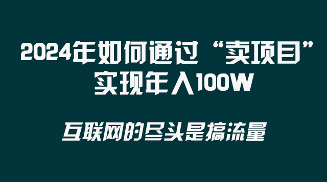 （8382期） 2024年如何通过“卖项目”实现年入100W|艾一资源