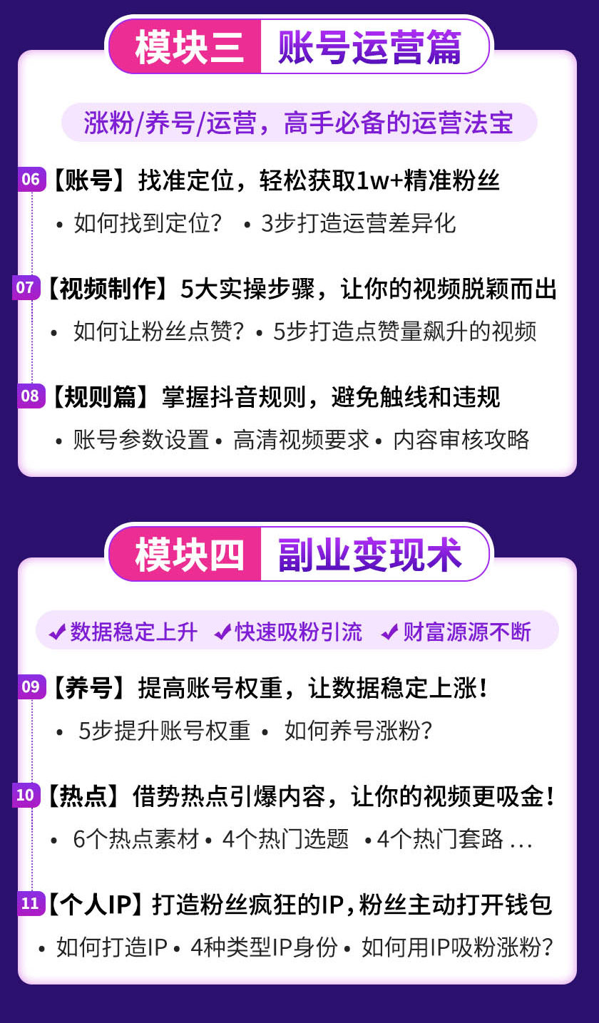 （1355期）15天短视频掘金营：会玩手机就能赚钱，新手暴利玩法月入几万元（15节课）