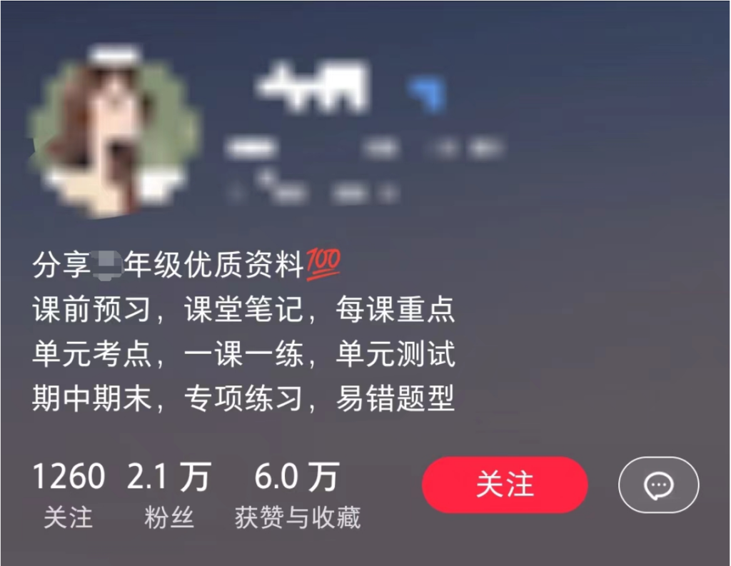 11个月，通过小学资料项目收入 20w，引流 8000 老师家长粉的深度复盘|艾一资源