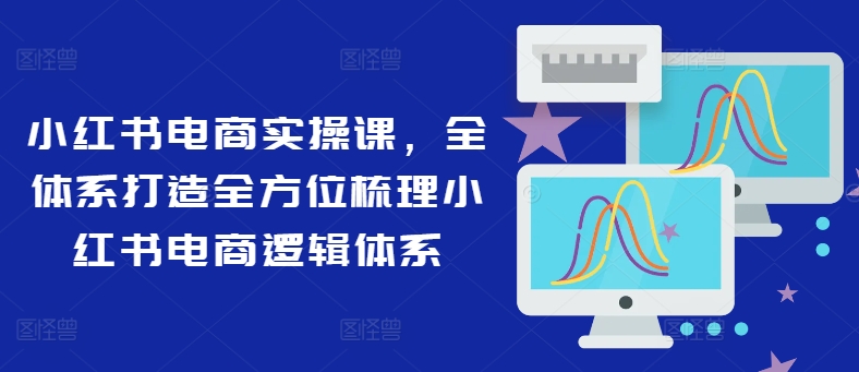 小红书电商实操课，全体系打造全方位梳理小红书电商逻辑体系|艾一资源