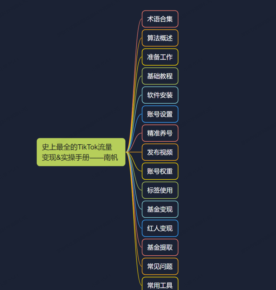 纯干货  号称史上最全TikTok流量变现实操手册，南帆3万字 拆解 Tik Tok流量变现|艾一资源