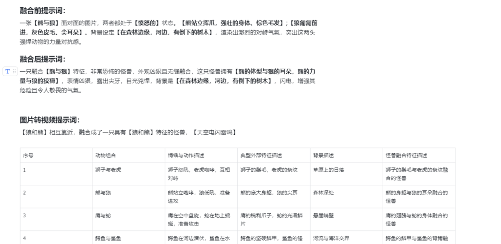 图片[7]-最近很火的AI动物融合视频拆解，详细制作教程